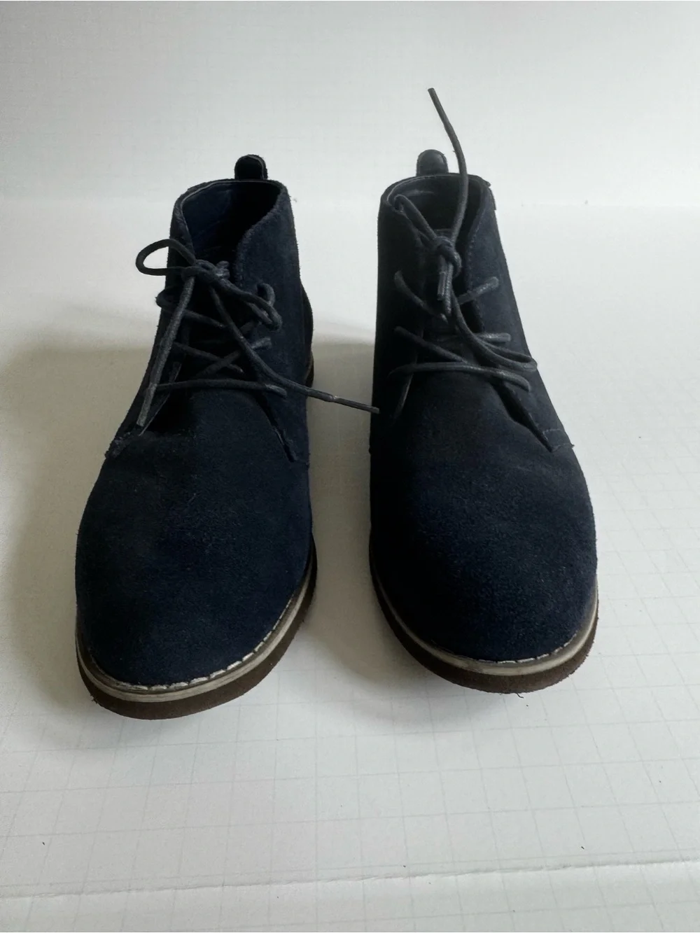 Bass Men's Navy Suede Chukka Boots